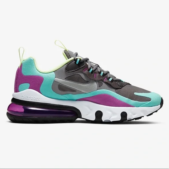 Nike Girls' Big Air Max 270 React Casual Sneakers Shoes 7Y BQ0103-007 - Picture 12 of 12